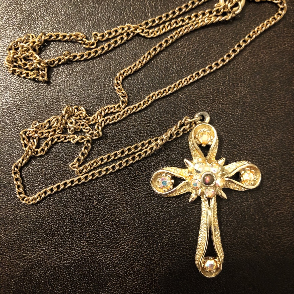 Antique Cross Necklace